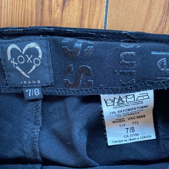 Y2K XOXO Flared Pants - Picture 6 of 9